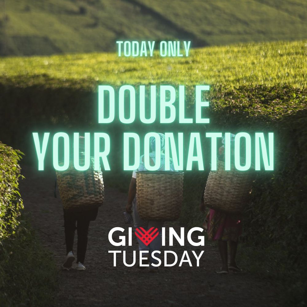 Today only: Double your Donation on Giving Tuesday