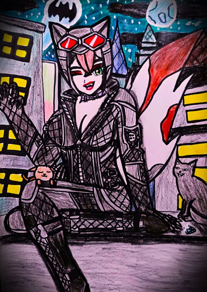 Arcanya as Selina Kyle, aka. Catwoman, from DC's Batman. Chose her look from Batman Arkham City.