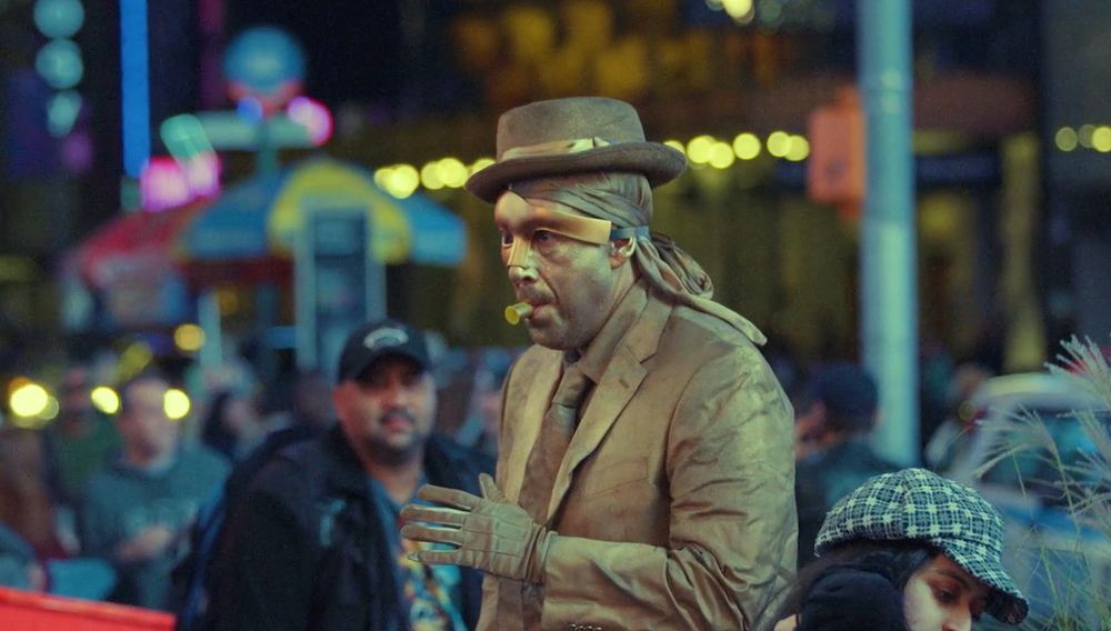 Adam Sandler in 2020 short film (directed by brothers Josh & Benny Safdie) titled "Goldman v Silverman" appearing as the titular Goldman, not to be confused with the sandman's prior, significantly more popular role in 2019 American crime thriller film (directed by brothers Josh & Benny Safdie) titled "Uncut Gems" appearing as Howard Ratner.