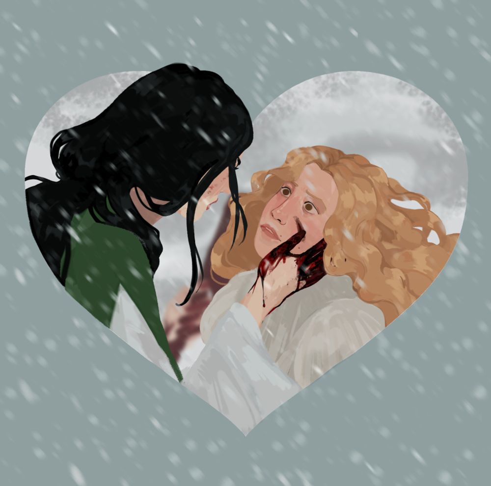 Lucille Sharpe and Edith Cushing from the Crimson Peak