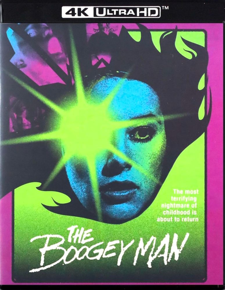 4k Blu-ray cover for The Boogey Man. 