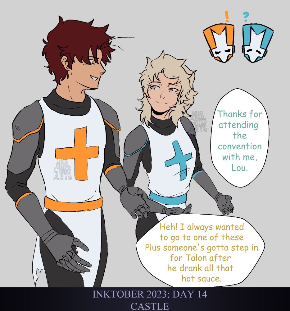 Eden shows Lou the wonders of gaming conventions and cosplay :D 