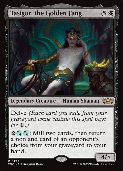 MTG card Tasigur, the Golden Fang