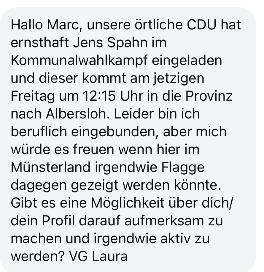 Jens Spahn am 15.8. in Albersloh, Münsterland