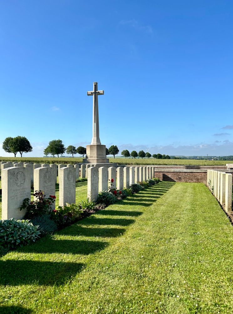 Windmill British Cemetery, Monchy-le-Preux, France. 