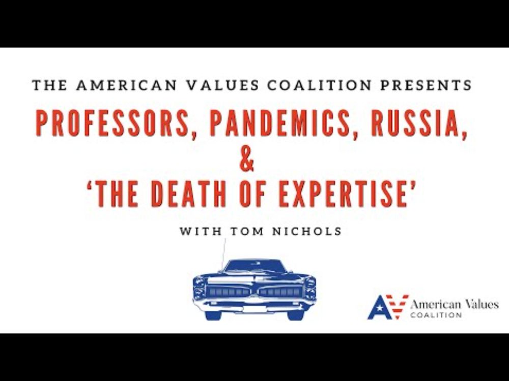 Professors, Pandemics, Russia, & 'The Death of Expertise'