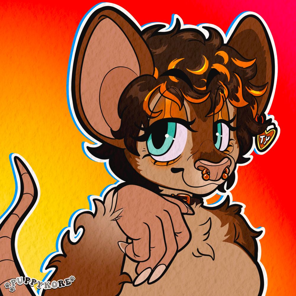 a cute anthro mouse posing for the camera! 📸 