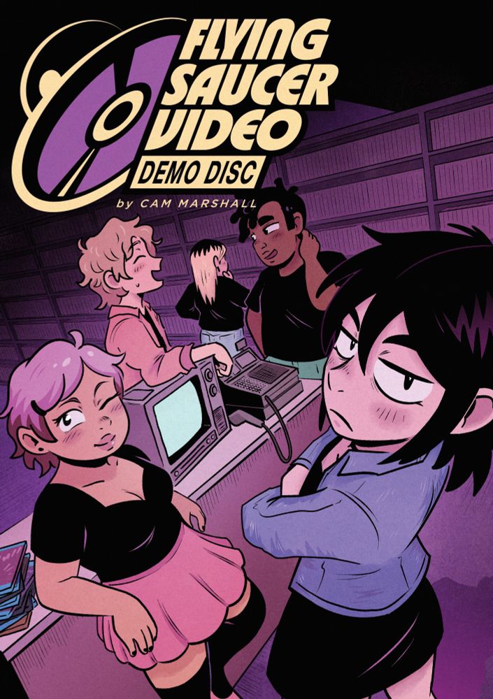 The cover of Flying Saucer Video Demo Disc