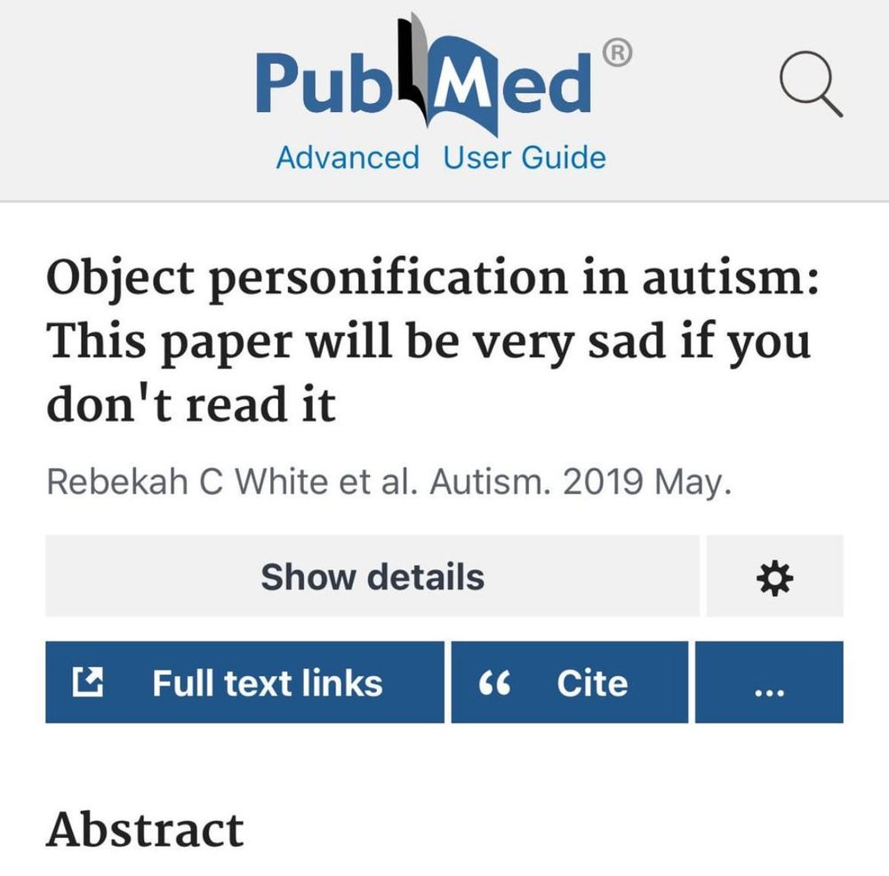 Graphic showing a humorous take on object personification in Autism. 
