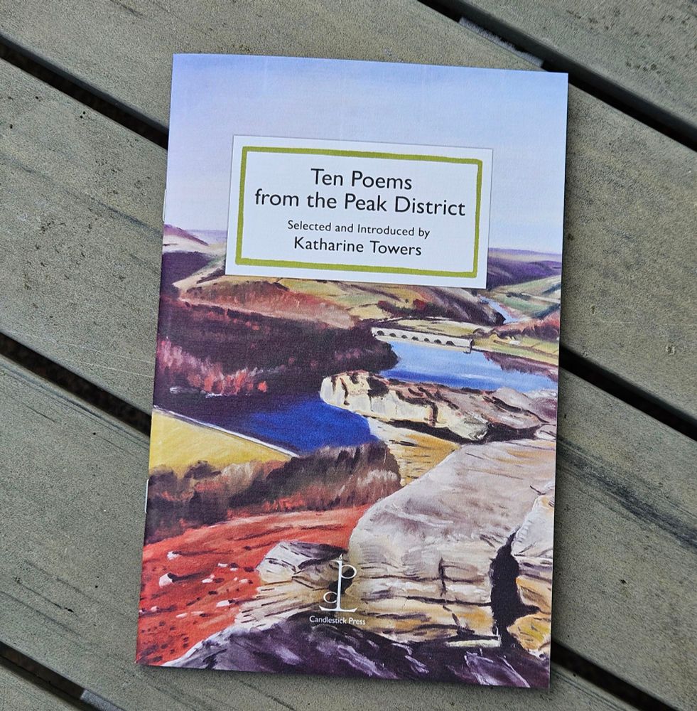 Pamphlet titled 'Ten Poems from the Peak District' selected and introduced by Katharine Towers