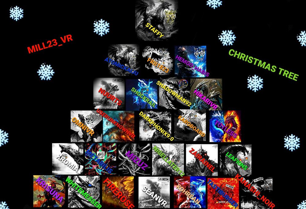 Mill23_vr Christmas Wish Tree : Stafare/AtomicKaiju/Frii1823/Hemoo_habis/Nuurts/Shockrail/Shadowman92/HikariVR/Omnivr/UserUnknown/Darkphonix9.0/Karoboard/Totless/Kromia/Metabilis/Mizuz/Nigellater12/Zairainel/Leafions/Krisuna/Whitemesser/FireRose/SeanVR/Kohrean/Tastiburger/Kanashi_noir 
