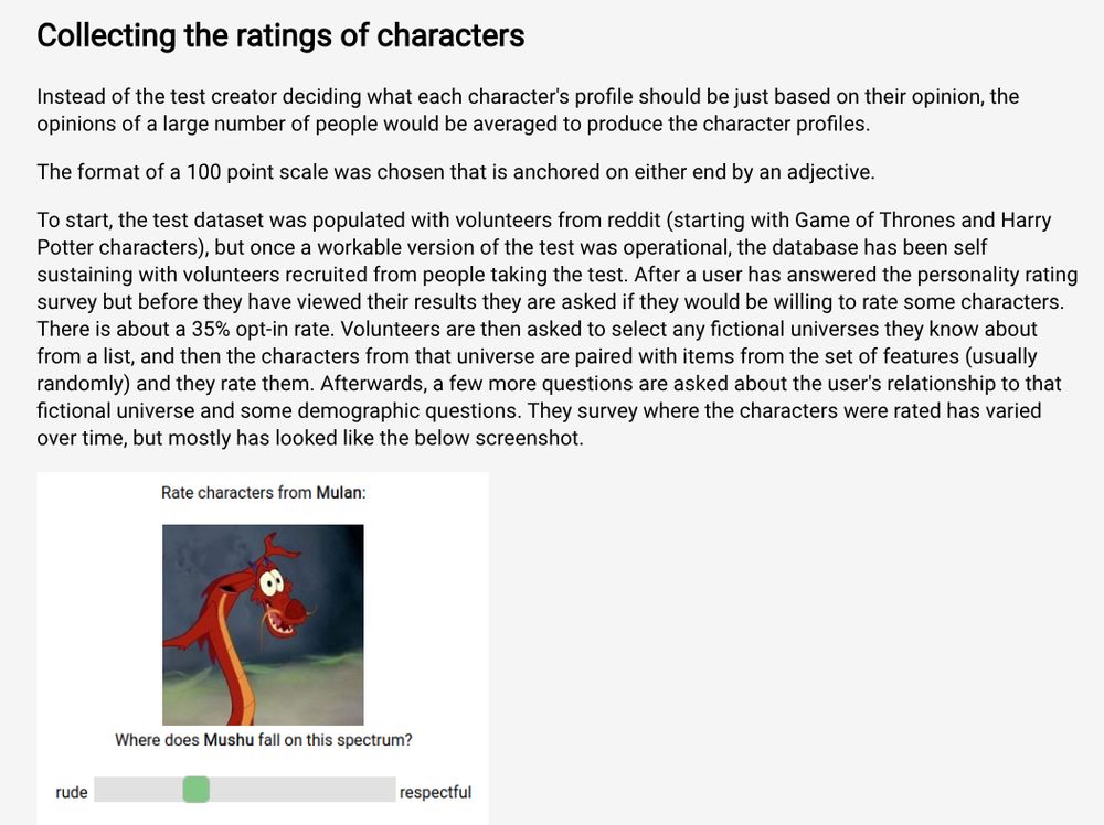 screenshot of rating methodology - source: https://openpsychometrics.org/tests/characters/documentation/