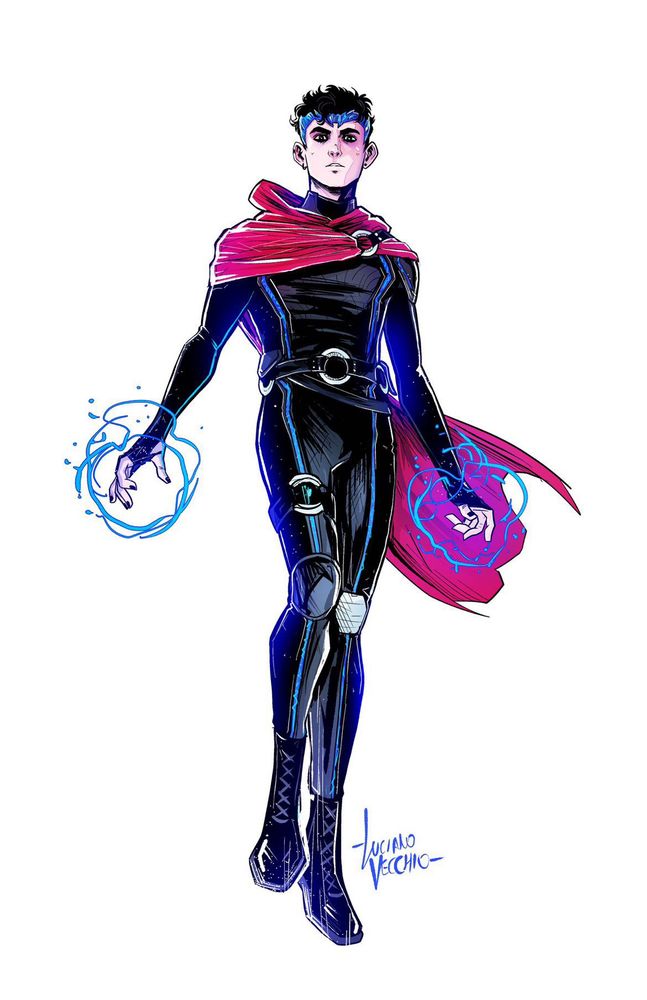 #spoiler MCU Wiccan in full kit by Luciano Vecchio