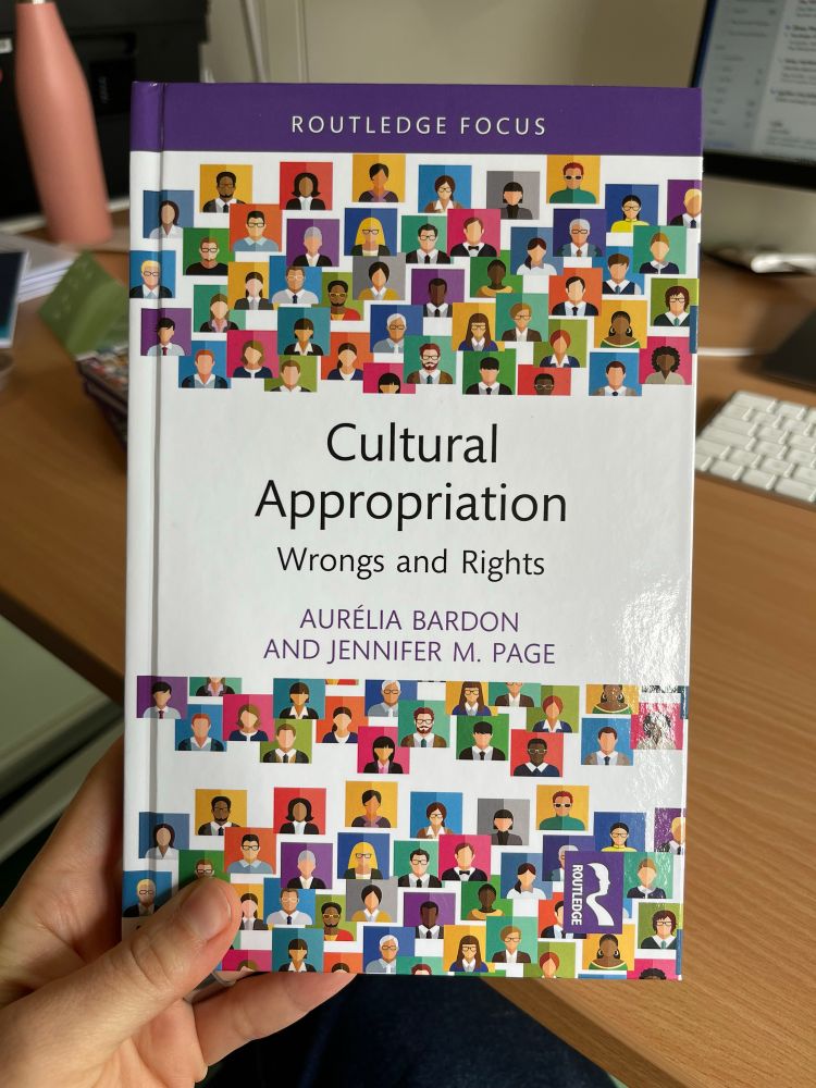 Image of book titled “Cultural Appropriation: Wrongs and Rights” by Aurélia Bardon and Jennifer M. Page