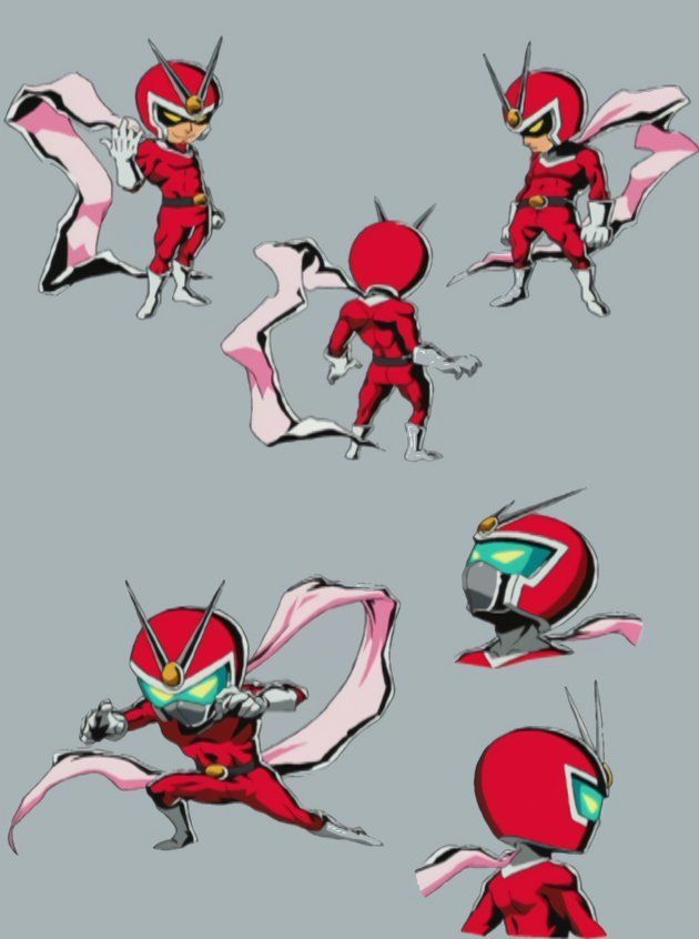 viewtiful joe model sheet