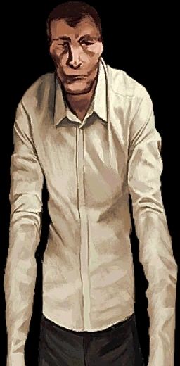 The Tall Man from I Am Not a Human. He's tall and lanky.