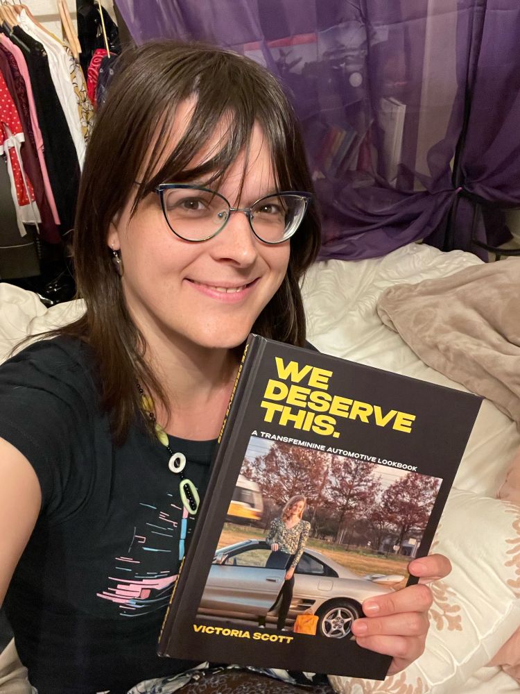 Vicki with a copy of her book!