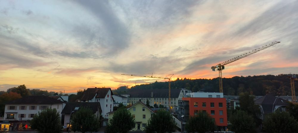 Himmel von unten.