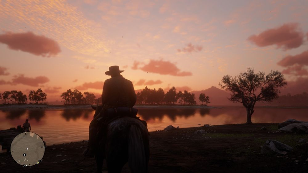 Arthur takes in the scenery