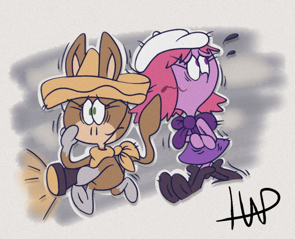 Bobbie Louie and Squiddly Diddly searching around with a torch in a very scary place