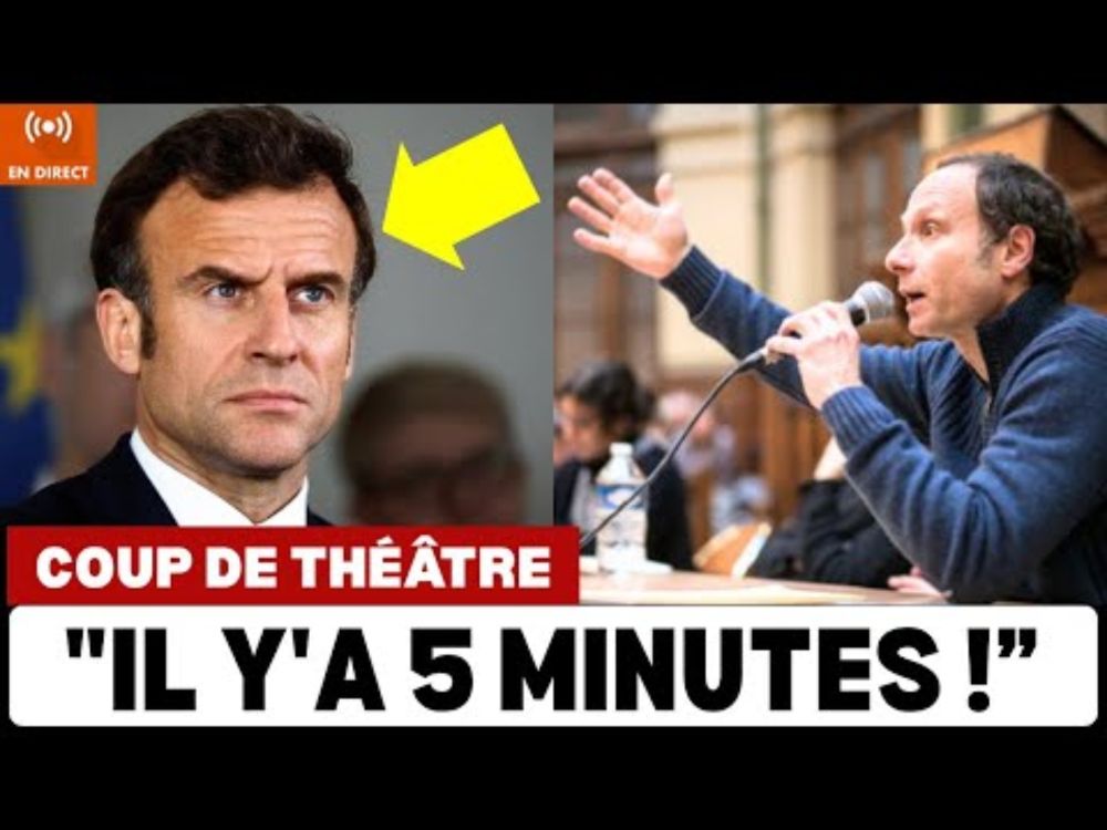Macron N’A PAS AIMÉ ça : Frédéric Lordon Lui COLLE une RÉALITÉ BRUTALE en PLEINE FIGURE !