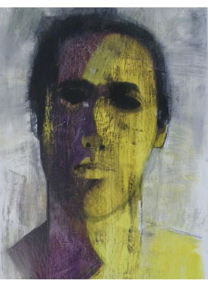 Peinture huile, visage