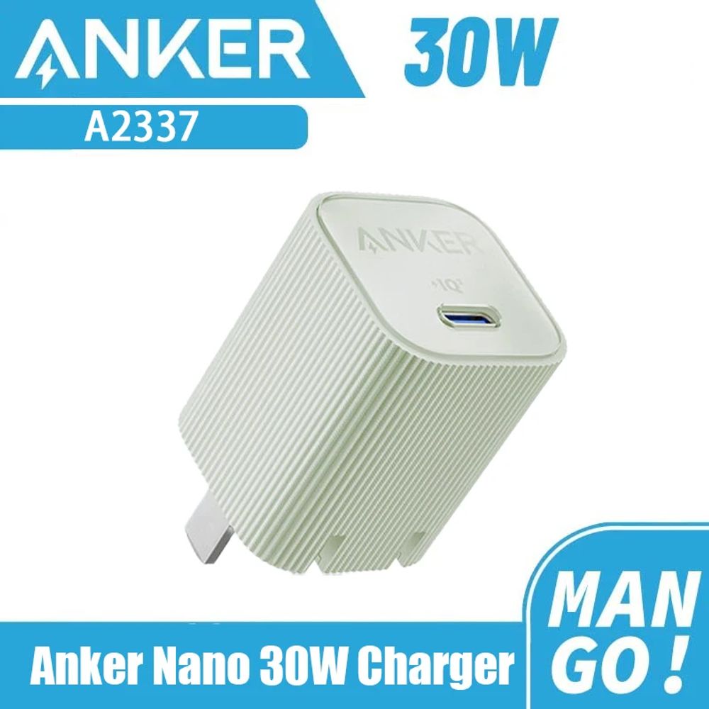 Anker 30 Charger 511 USB C Charger PIQ 3.0 Foldable PPS Fast Charger for iPhone 15/ 14 / 13 / 12 Series and Galaxy, iPad