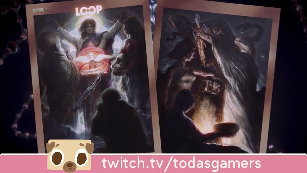 Portadas de la revista LOOP año 5, con banner inferior donde aparece el logo de Todas Gamers y dirección: twitch.tv/todasgamers
