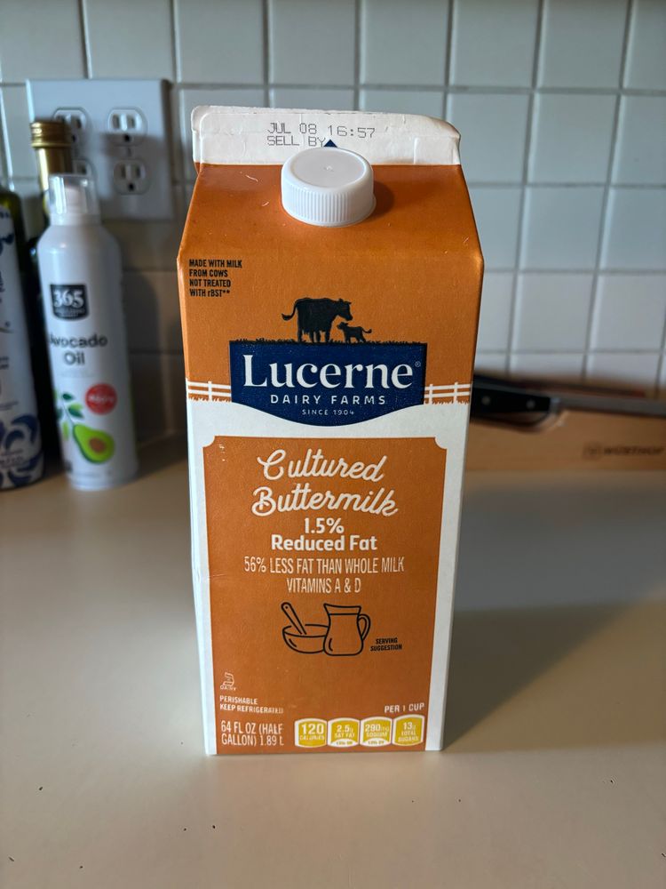 64 FL OZ OF BUTTERMILK
