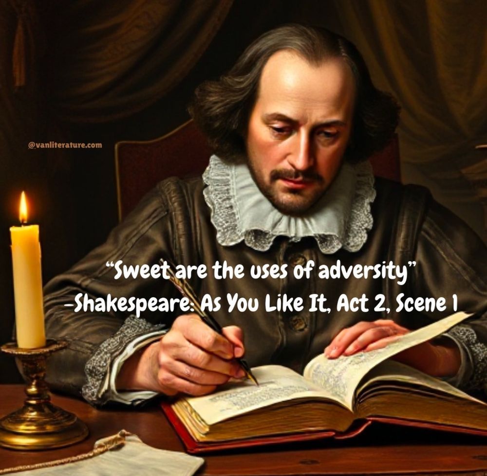 "Sweet are the uses of adversity,
Which, like the toad, ugly and venomous,
Wears yet a precious jewel in his head."