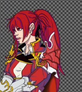 A more polished coloring of a bust of Empire Sword from Elsword, still a WIP