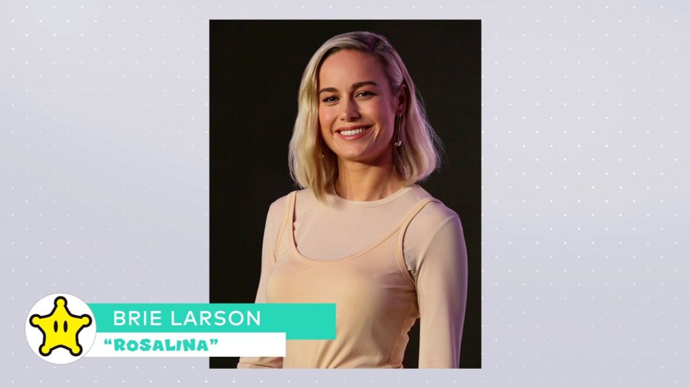 BRIE LARSON IS PLAYING ROSALINA IN THE SUPER MARIO GALAXY MOVIE