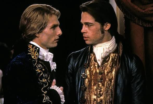 Lestat and Louis of Interview with the Vampire portrayed by Tom Cruise and Brad Pitt. 