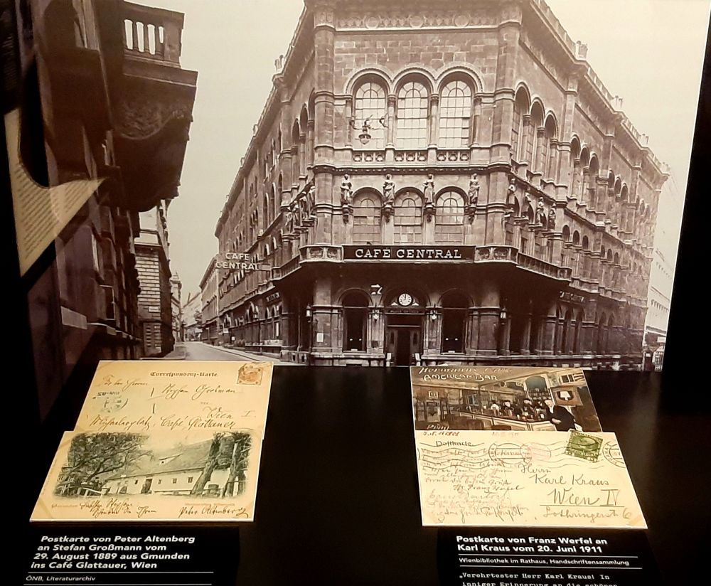 Café Central in Wien um 1900.