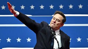 Elon Musk doing Nazi salute