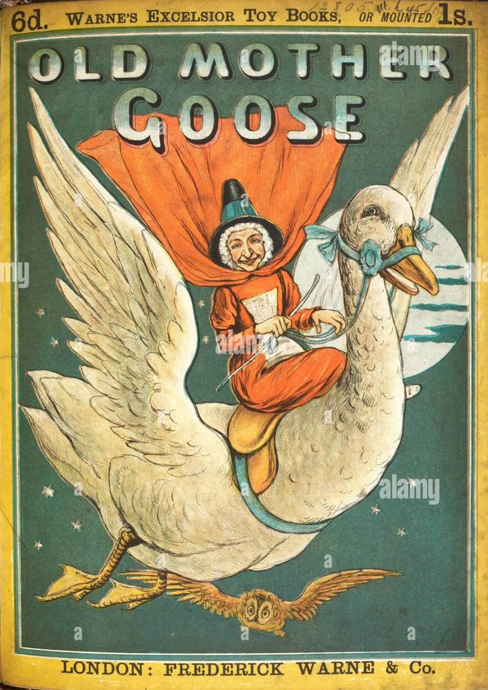 Cover art for Mother Goose fairy tales