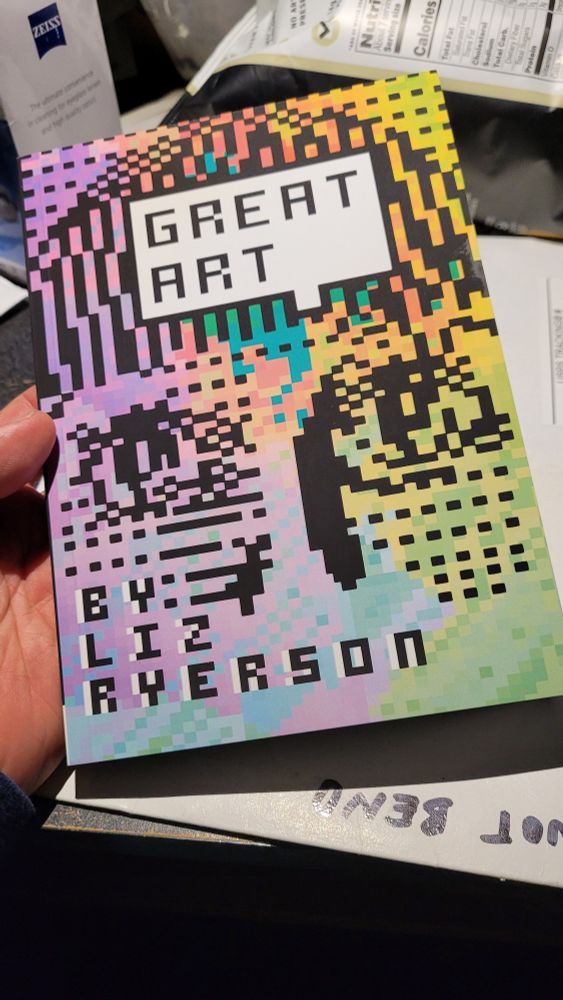 The cover of Great Art by Liz Ryerson.
