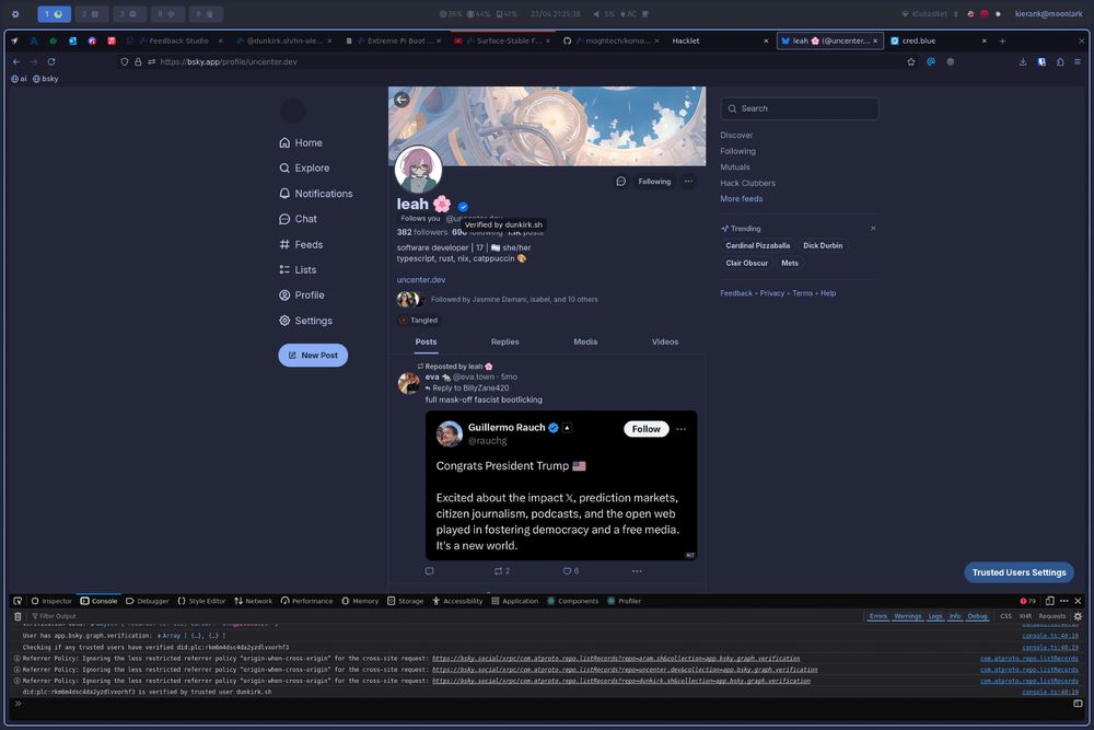 trusted user verifications