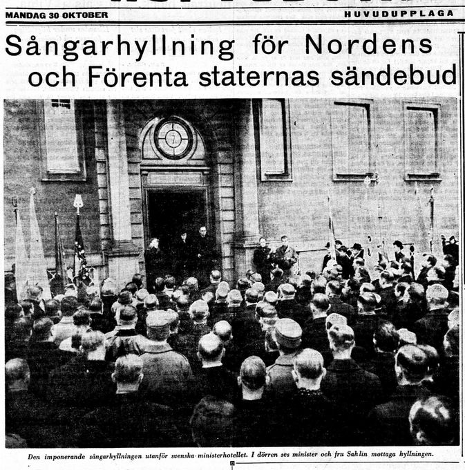 Hufvudstadsbladet, 30.10.1939, no. 293, p. 1
https://digi.kansalliskirjasto.fi/sanomalehti/binding/2213345?page=1
National Library's Digital Collections
Cited:31.10.2025