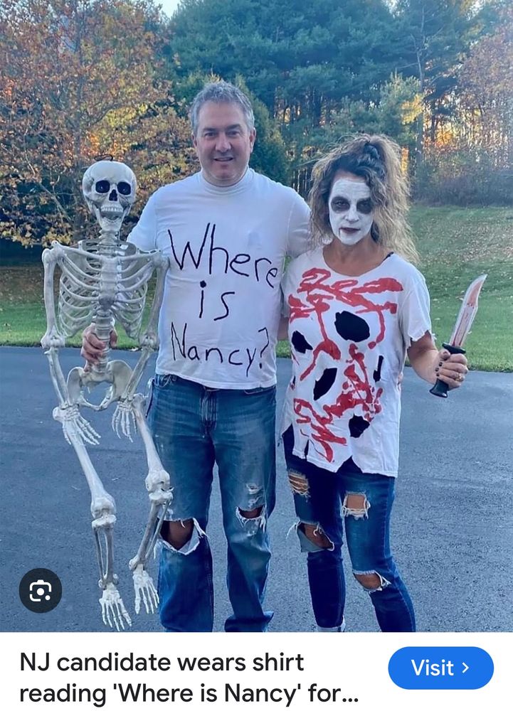 A NJ candidate wears a costume mocking the Paul Pelosi attack. Trump, Jr. posts a picture of underwear and a hammer and refers to it as his Halloween costume. 