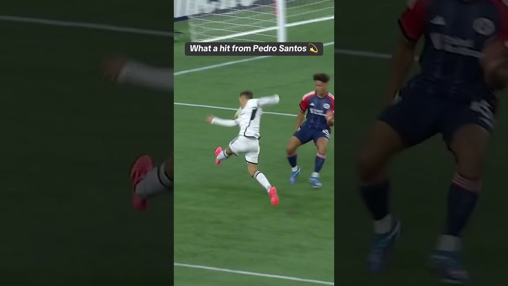 Pedro Santos scored from an impossible angle in DC United’s 2-1 victory over New England 📐