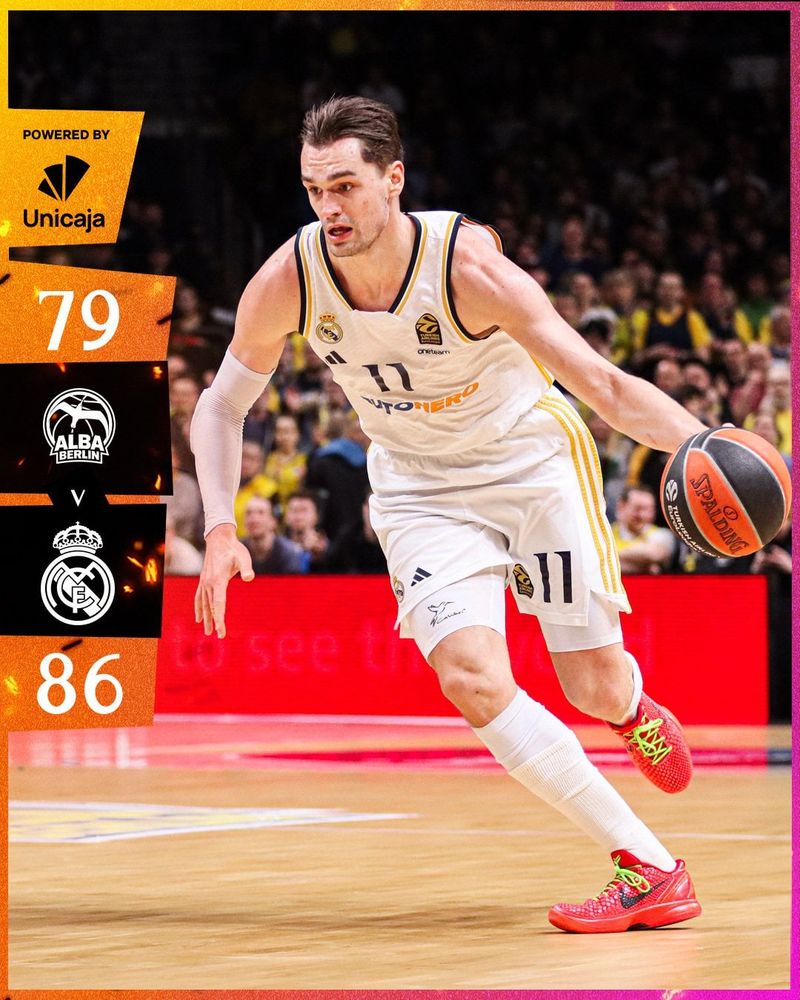 We secure the home advantage for the Euroleague Play off after beating Alba Berlin 79-86