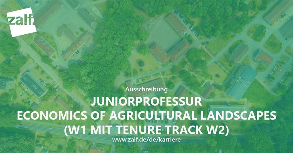 Ausschreibung Juniorprofessur Economics of Agricultural Landscapes 