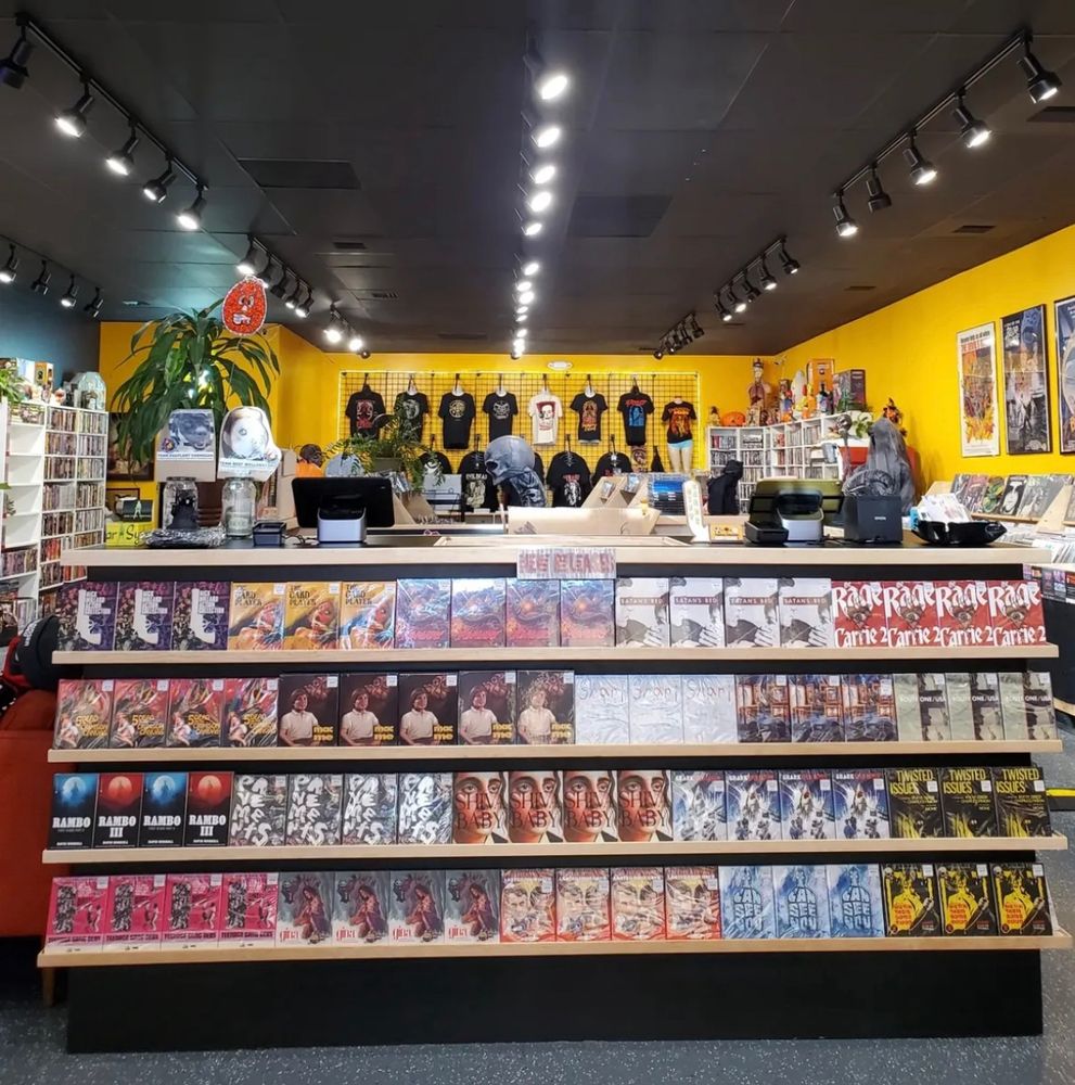 the full front counter display 