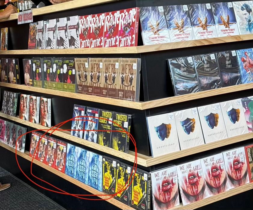 i can see you at the counter display