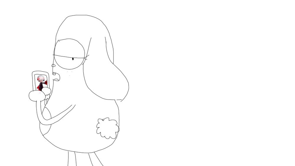 Frame of Terri from an animatic i did recently