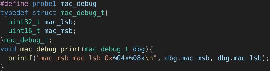 struct ddef and print func code