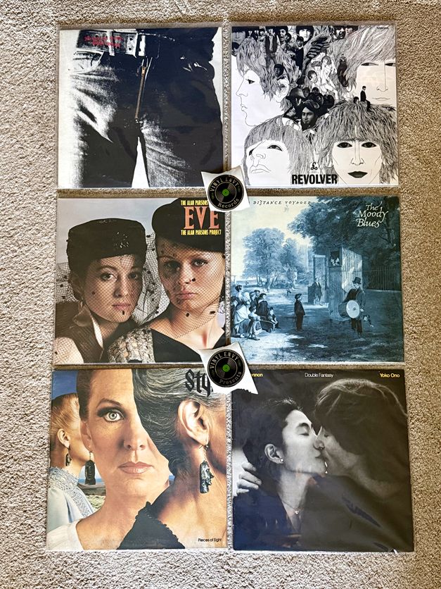 With Desert Bus Express supporting a local to us charity in BC Cancer Foundation, it only made sense to head out into the community to have a few of our favorite local business's showcase both their wares and generosity.
We are spoiled in Victoria when it comes to record shops, but you would be hard pressed to find a better spot than Vinyl Envy. They have a fantastic mix of new and used records, with the owner Michael and the rest of his staff always around to help you find the next album for your collection.
In this lot are the following records:
John Lennon and Yoko Ono - Double Fantasy
Styx - Pieces of Eight
The Moody Blues - Long Distance Voyager
The Alan Parsons Project - Eve
The Rolling Stones - Sticky Fingers
The Beatles - Revolver