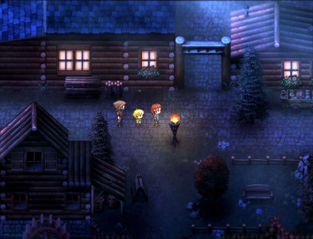 Exploring Dawnbreak streets at night.