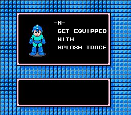 get equipped with splash trace